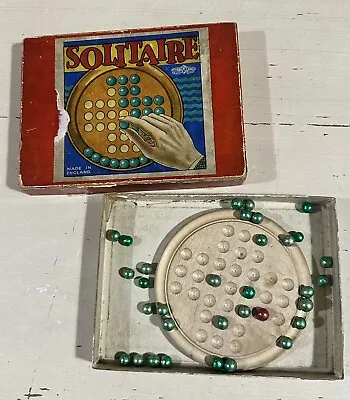 Buy Solitaire Glevum Series Vintage Complete Board Game • 5£