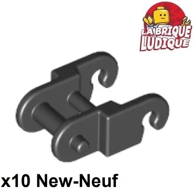 Buy Lego Technic 10x Link Chain Tread Chenille Black/Black 3711 New • 4.80£