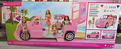 Buy NRFB Case 4 Dolls BARBIE CHELSEA STACIE SKIPPER + Car LIMOUSINE GFF58 • 127.68£