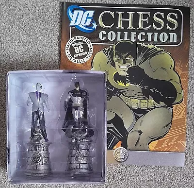 Buy Eaglemoss DC Superheroes Chess Collection Batman & Joker Special Mag & Figures • 20£