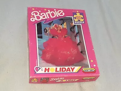 Buy Barbie  Holiday  100 Piece Jigsaw Puzzle, Retro Spear Games 1991,Complete. • 7.95£