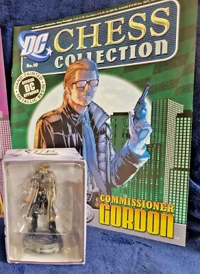 Buy Eaglemoss DC Chess Collection Figurine - Commissioner Gordon No.10 (Pawn) • 4.99£