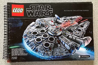 Buy Lego !!  Instructions Only !! For Starwars 75192 Ucs Millennium Falcon  • 44.99£