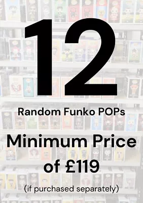 Buy Funko POP Mystery Box - Random Selection Of 12 Genuine Funko POP With Protectors • 73.99£
