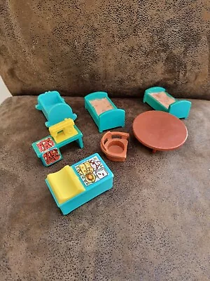 Buy Fisher Price Mattel Little People Family Dollhouse Baby Furniture • 14£