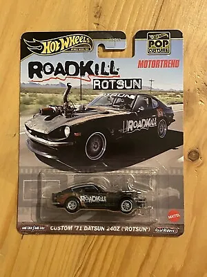 Buy Hot Wheels Pop Culture Custom’71 Datsun 240z (“Rotsun”) Black Rust. Brand New. • 9£