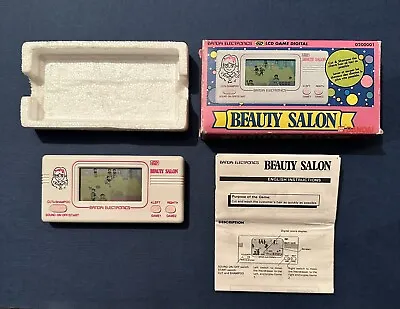 Buy Mint Boxed Bandai Beauty Salon 1981 LCD Electronic Game - New Batteries Included • 120£