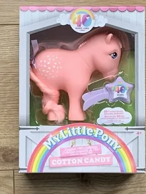 Buy My Little Pony G1 Retro Classic Cotton Candy 40 Years Anniversary New • 19.99£