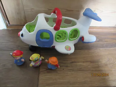 Buy Fisher Price Little People 2005 Lil Movers Aeroplane Light Sounds 3x Playfigures • 25.99£