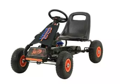 Buy Nerf Go Kart Thunder With Darts Kids Child Pedal Ride On Car Outdoor Toy Black • 155.99£