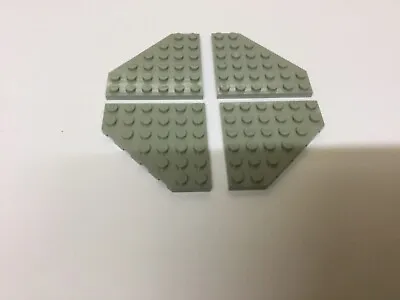 Buy Lego 4 X Old/ Light Grey Angled Base Plate / Flat Board 6 X 6 Pin Vintage  • 1.35£