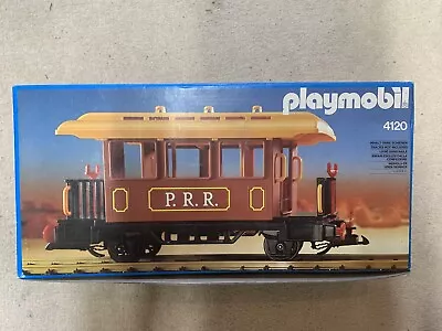 Buy Boxed Vintage Playmobil Train Trailer P.R.P 4120 • 67£