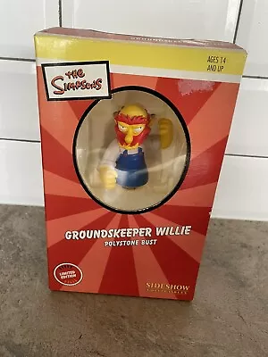 Buy Sideshow Collectibles The Simpsons Polystone Bust Groundskeeper Willie • 40£