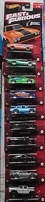 Buy Hot Wheels Fast And Furious 2023 Series 1 (FULL SET OF 10 CARS) HNR88 • 60£