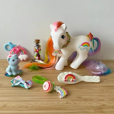 Buy My Little Pony G1 Style Custom Rainbow Pony Accessories New • 47£