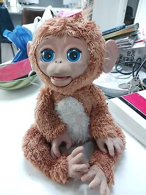 Buy FurReal Friends Cuddles My Giggly Monkey Electronic Toy Hasbro 16  Sitting 2012  • 25£