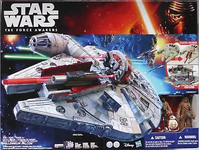 Buy Star Wars: Force Awakens - Battle Action Millennium  Falcon With Figures - New • 109.99£