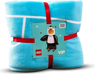 Buy Lego VIP 5007023 FLEECE BLANKET Azure Blue Christmas Brand New & Sealed • 34.99£