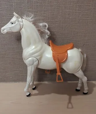 Buy Retro 1983 M.i.i Barbie Articulated Horse With Saddle  • 9.99£