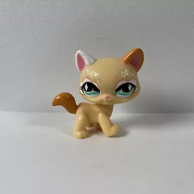 Buy Littlest Pet Shop #626 Toy | Orange Fanciest Glitter Cat | Official Hasbro • 10.99£