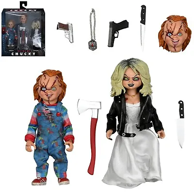 Buy Bride Of Chucky CHUCKY & TIFFANY Action Figure Set New • 99.99£