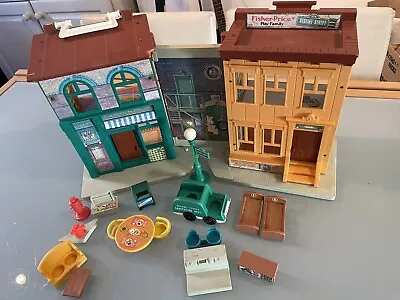 Buy Vintage Fisher Price Sesame Street House And Furniture. • 45£