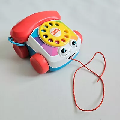 Buy Fisher Price Chatter Telephone Pull Along Kids Toy Moving Eyes Rotating Dial • 11.99£