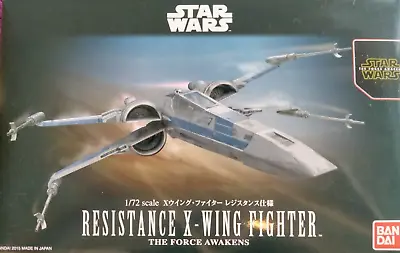 Buy Bandai 1: 72 Star Wars: Resistance X-Wing Fighter Model Kit #0202289 SEALED BAGS • 35.90£