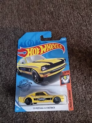Buy Hot Wheels '65 Ford Mustang 2+2 Fastback Muscle Mania Long Card  • 3.99£
