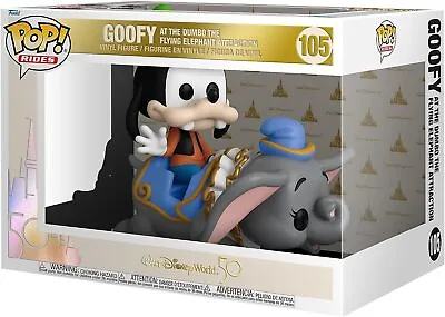 Buy Funko Pop Rides | Walt Disney World | Goofy With Dumbo #105 • 37.99£