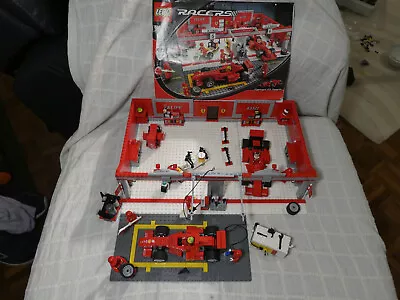 Buy Lego Racers 8144 - Ferrari F1 Garage - 100% Complete With Replacement Stickers • 45£