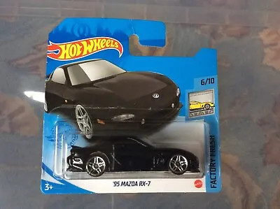 Buy Hot Wheels ‘95 Mazda RX-7 88/250 2021 In Black • 4.50£