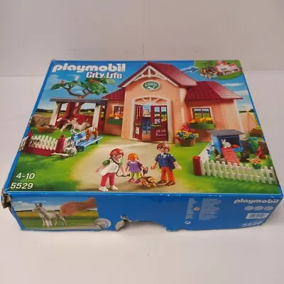 Buy Playmobil City Life Vet Clinic Set 5529 Pet Surgery & Animals Boxed RMF07-GB • 7.99£