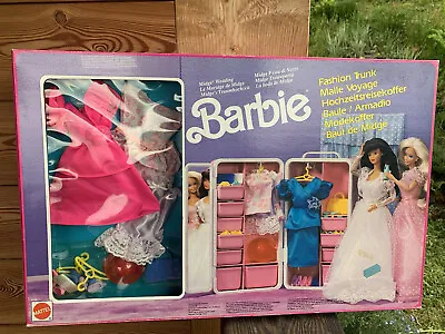 Buy 1991 Barbie Fashion Trunk Wardrobe Wedding Wardrobe Case Ref8338 • 248.83£