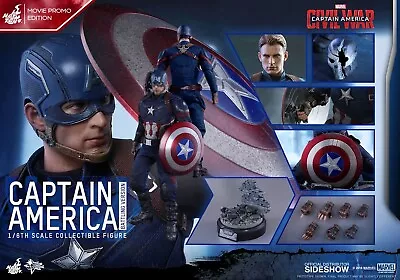Buy Hot Toys Captain America Civil War Movie Promo Special BATTLING VERSION Avengers • 245£
