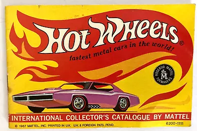Buy Original Vintage Rosebud Mattel Hot Wheels Redline 1967 Collector's Catalogue. • 19.99£