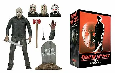 Buy NECA Friday The 13th Part 5 Ultimate Jason Voorhees 7  Action Figure - NEW BOXED • 37.75£
