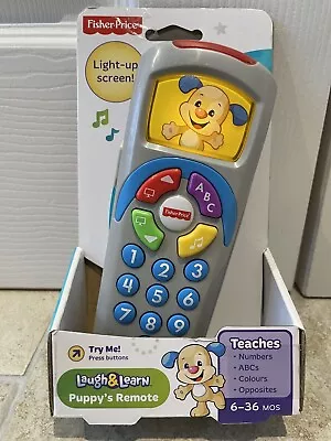 Buy BRAND NEW Fisher Price Laugh & Learn Puppy's Remote [6-36 Months] Baby Toy • 10£