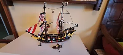 Buy COMPLETE Vintage Lego Black Seas Barracuda Pirate Ship With Minifigures 6285 • 249.99£