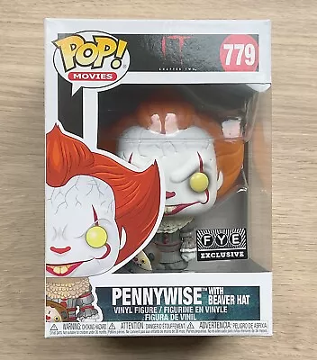 Buy Funko Pop IT Chapter 2 Pennywise With Beaver Hat #779 + Free Protector • 19.99£
