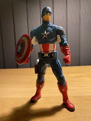 Buy Captain America Action Figure Toy 6” | Hasbro Marvel & Subs | Spinning Shield • 5.99£