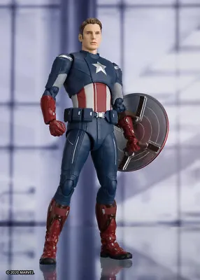 Buy Avengers Endgame Figurine S.H.Figuarts Captain America Vs Cap Edition 595232 • 116.77£