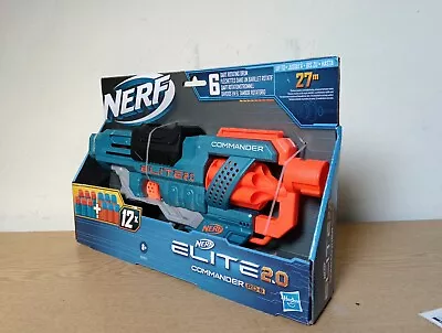 Buy Nerf Elite 2.0 Commander RD-6 Blaster • 6.99£