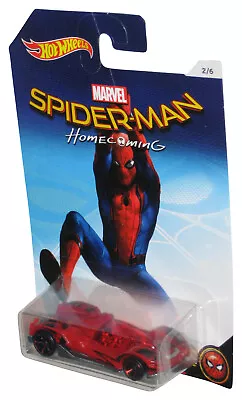 Buy Hot Wheels Marvel Spider-Man Homecoming (2016) Teegray Red Toy Car 2/6 • 11.06£