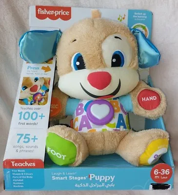 Buy Fisher Price Smart Stages Puppy Educational Toy Songs, Sounds & Phrases NEW • 21.99£