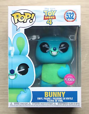 Buy Funko Pop Disney Toy Story Bunny Flocked + Free Protector • 14.99£