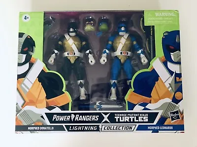 Buy Power Rangers X TMNT Lightning Collection Morphed Donatello & Morphed Leonardo • 59.99£