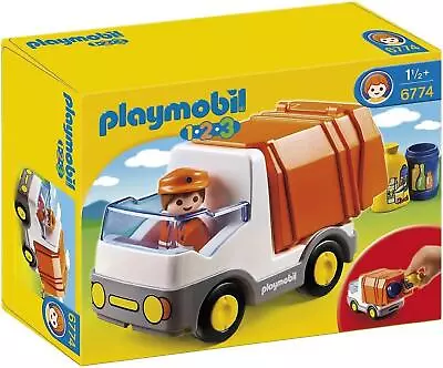 Buy Playmobil 1.2.3 6774 Recycling Truck With Sorting Function • 16.30£