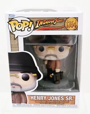 Buy Funko Pop Indiana Jones Henry Jones SR. Vinyl Figure #1354 • 15£