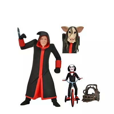 Buy NECA Toony Terrors Saw Jigsaw Killer & Billy The Puppet 6-Inch Action Figure Set • 53.99£
